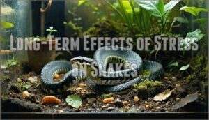long-term effects of stress on snakes