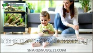 long-term snake care and responsibility