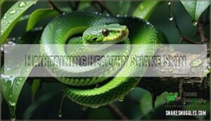 maintaining healthy snake skin