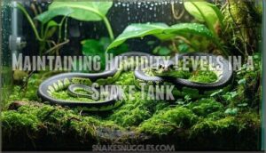 maintaining humidity levels in a snake tank