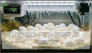 maintaining optimal humidity and ventilation