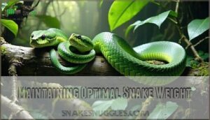 maintaining optimal snake weight