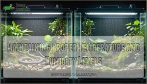 maintaining proper temperature and humidity levels