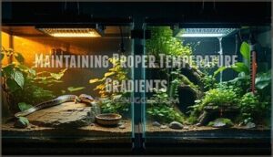 maintaining proper temperature gradients