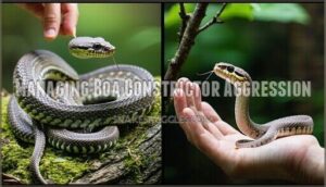 managing boa constrictor aggression