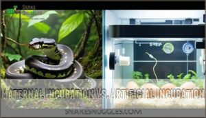 maternal incubation vs. artificial incubation