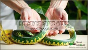 measuring snake width
