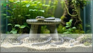 monitoring and maintaining snake health