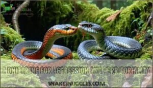 monitoring for aggression and territoriality