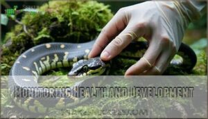 monitoring health and development