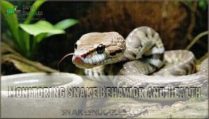 monitoring snake behavior and health