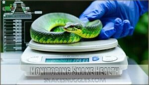 monitoring snake health