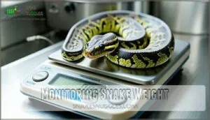 monitoring snake weight monitoring snake weight