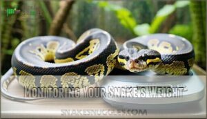 monitoring your snake's weight