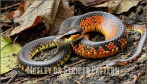motley or striped pattern