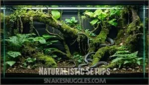 naturalistic setups naturalistic setups