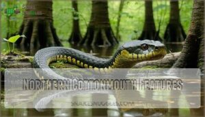 northern cottonmouth features