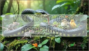 nutrition and diet for breeding snakes