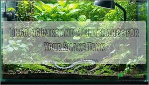 ongoing care and maintenance for your snake tank