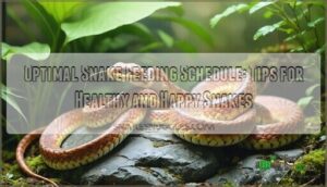 optimal snake feeding schedule