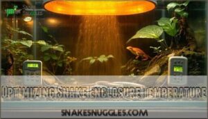 optimizing snake enclosure temperature