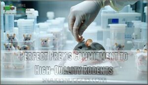 perfect prey's commitment to high-quality rodents