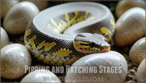 pipping and hatching stages