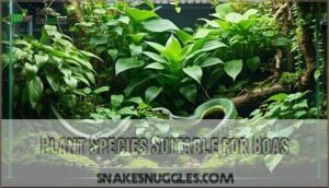 plant species suitable for boas
