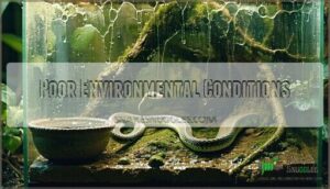 poor environmental conditions
