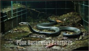 poor husbandry practices