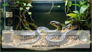 poor substrate and enclosure