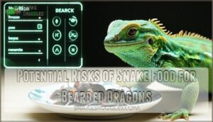potential risks of snake food for bearded dragons