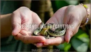 pre-handling precautions pre-handling precautions