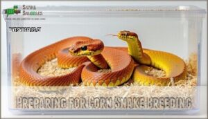 preparing for corn snake breeding