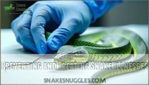 preventing and treating snake illnesses