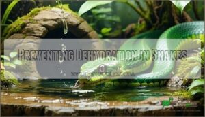 preventing dehydration in snakes