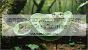 preventing snake obesity