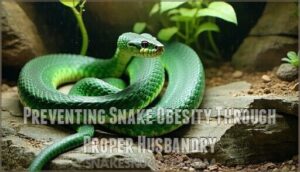 preventing snake obesity through proper husbandry