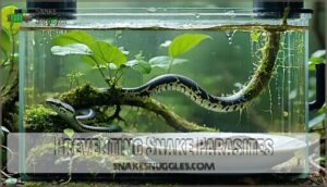 preventing snake parasites