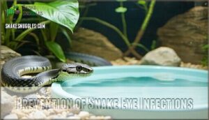 prevention of snake eye infections