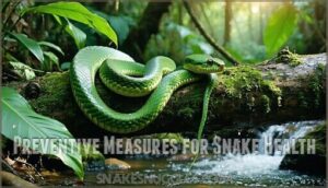 preventive measures for snake health
