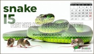 prey size and feeding frequency