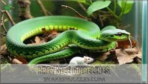 prey size guidelines prey size guidelines
