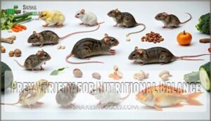 prey variety for nutritional balance