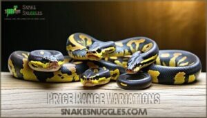 price range variations