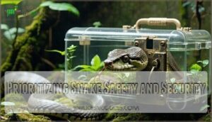 prioritizing snake safety and security