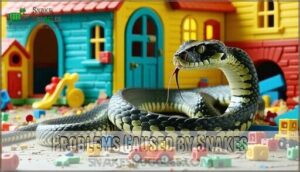 problems caused by snakes