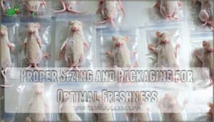 proper sizing and packaging for optimal freshness