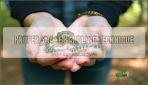 proper snake handling technique
