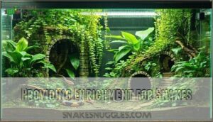 providing enrichment for snakes
